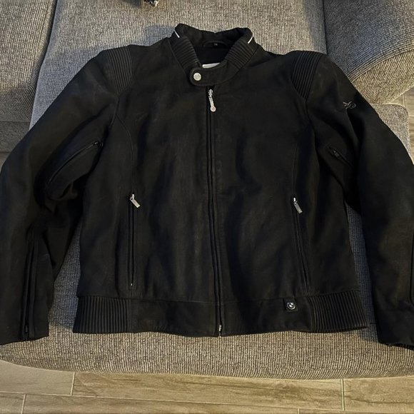 Nubuck Leather Motorcycle Jacket 